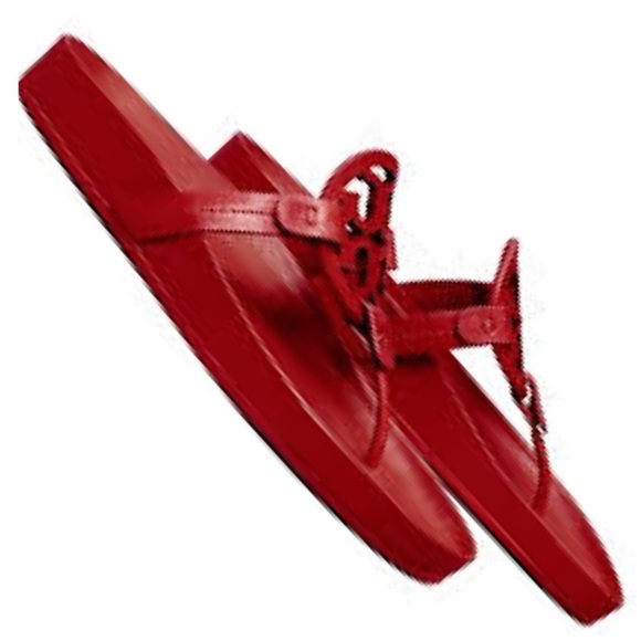 NWT Authentic Tory Burch Miller Cloud Red Leather Thong Sandals Size 11 M - Picture 7 of 16